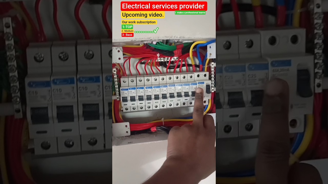 MCB BOX DRESSING WORK.