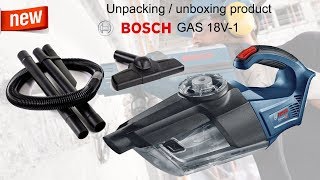unboxing cordless vacuum cleaner Bosch 
