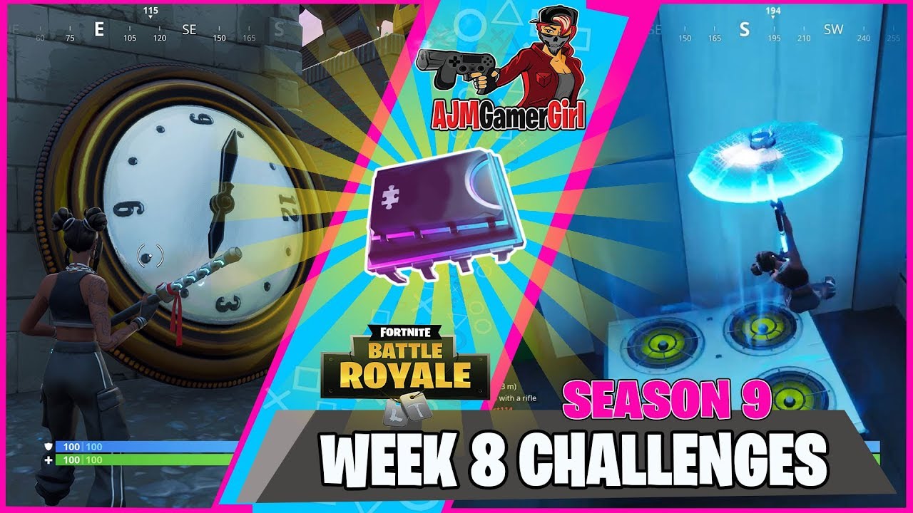FORTNITE WEEK 8 CHALLENGES GUIDE