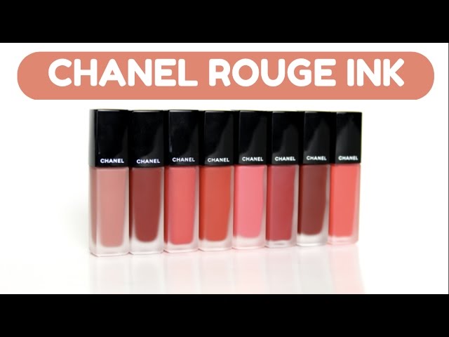 SWATCH + REVIEW] CHANEL ROUGE ALLURE INK - YouTube