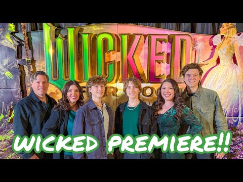 COME WITH US TO THE WICKED FOR GOOD MOVIE PREMIERE 💚💖💚💖