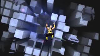 Shang Tsung falls in PS2 Cubes To Red Screen Of Death