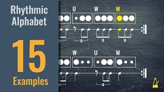 Rhythmic Alphabet 15 Examples | Применение ритмического алфавита