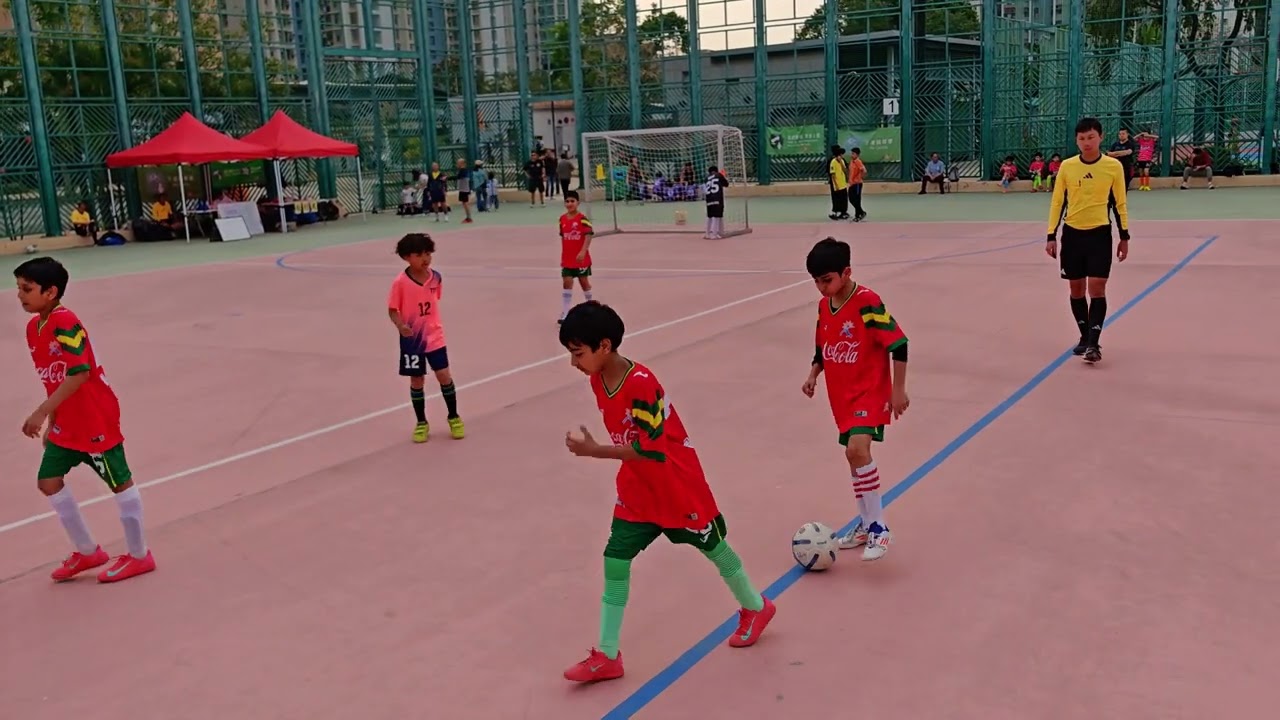 2026-3-8 Infinity 賀歲盃五人足球比賽 U12 盾賽 通德(粉紅) vs Sunshine Boys(紅) (4:0)