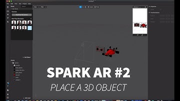 Spark AR Tutorial #02 : Place a 3D object on a plane