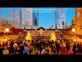 4K60【丸の内テラス 行幸通り】クリスマス イルミネーション 2025 東京 Japan