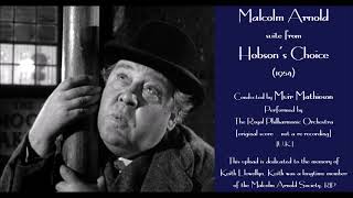 Malcolm Arnold: Hobson's Choice (1954) [orig. score]