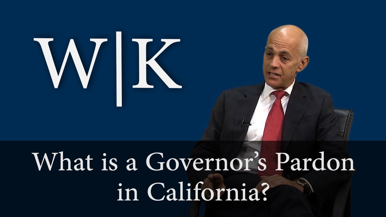 California Governor's Pardon YouTube