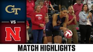 Georgia Tech vs. Nebraska Match Highlights | 2026 ACC Volleyball