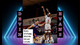 Devin Evans - (204cm) - 6'9' -  Highlights