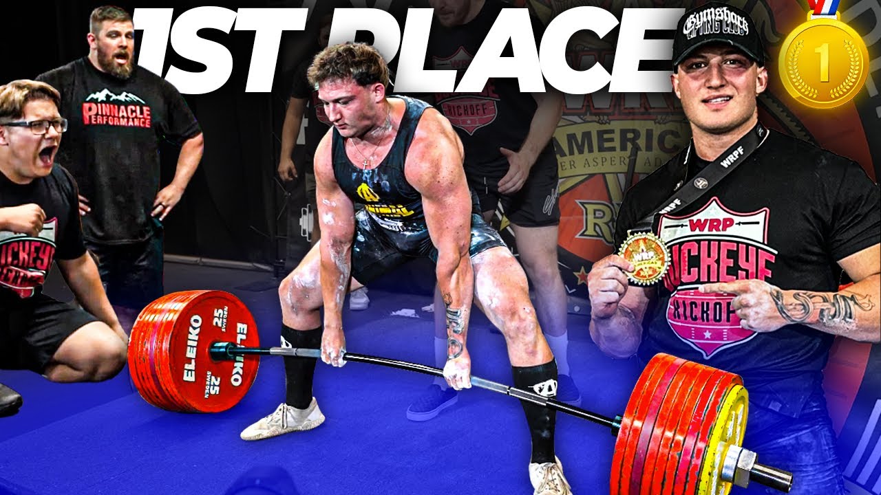Winning Overall In Unnatural Meet & 455KG Deadlift Attempt! (22 Years Old)