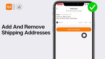 How To Add And Manage Shipping Addresses On Temu