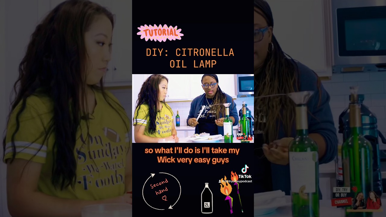 DIY: Citronella Oil Lamp 