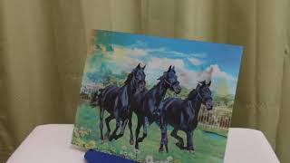 WILD HORSES - 3D Morphing Lenticular Posters