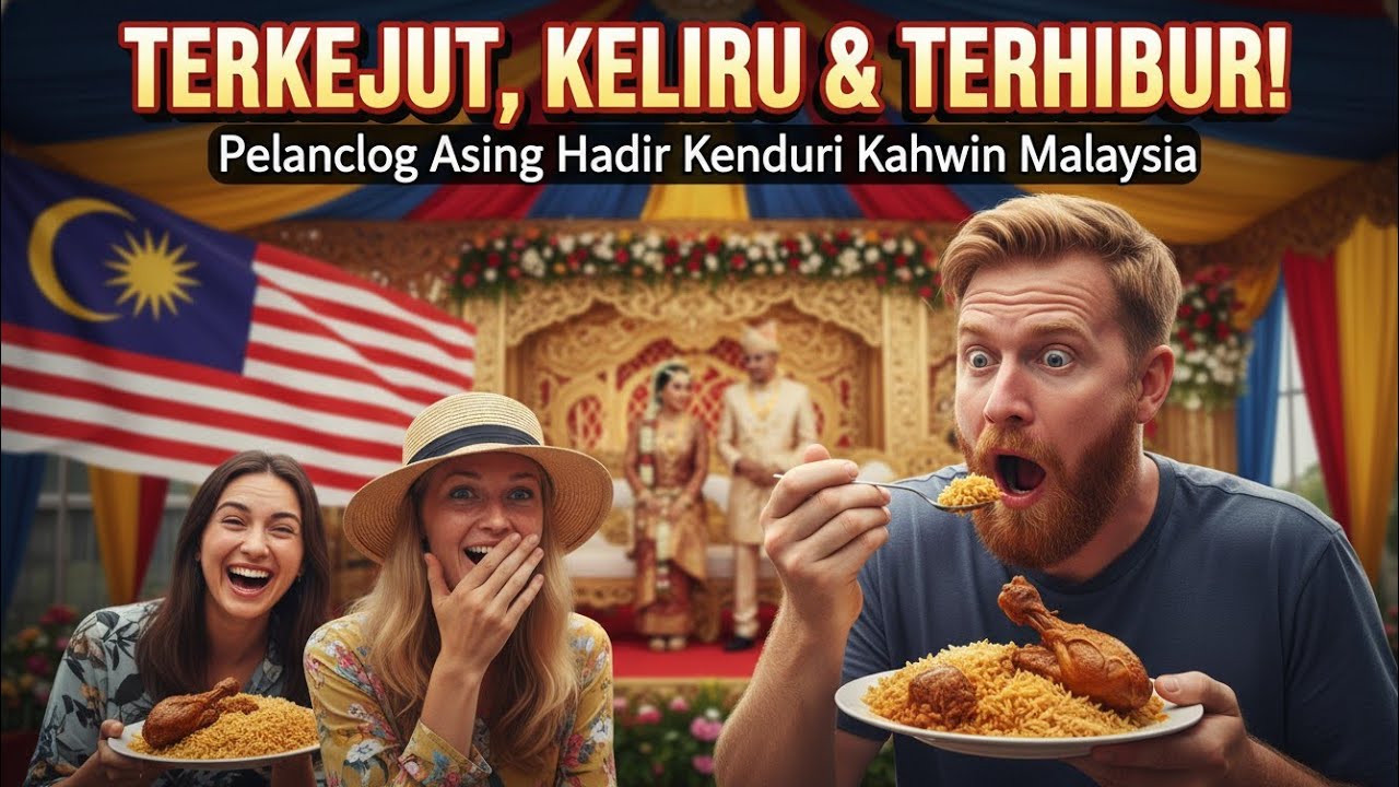 “INGAT MAJLIS BIASA… RUPANYA KENDURI GERGASI!” Reaksi Pelancong Asing Di Kenduri Kahwin Malaysia