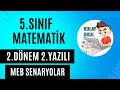 5 snf matematik 2dnem 2ortak yazl meb senaryo zmleri  20232024