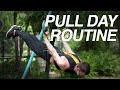 My pull day routine for building strength try it