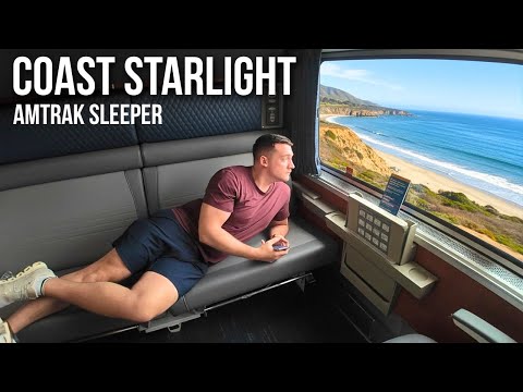 Amtrak Scenic Sleeper Train In The Best Private Room | Coast Starlight