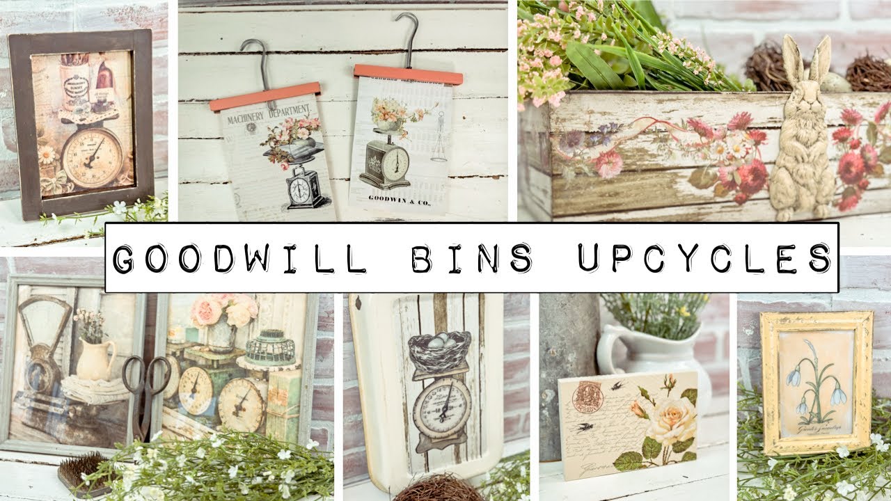 Контейнеры из секонд-хенда Goodwill: переработка мусора | Я превратила мусор в красивый предмет д...