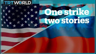 American vs Russian media coverage of the US-led strikes in Syria