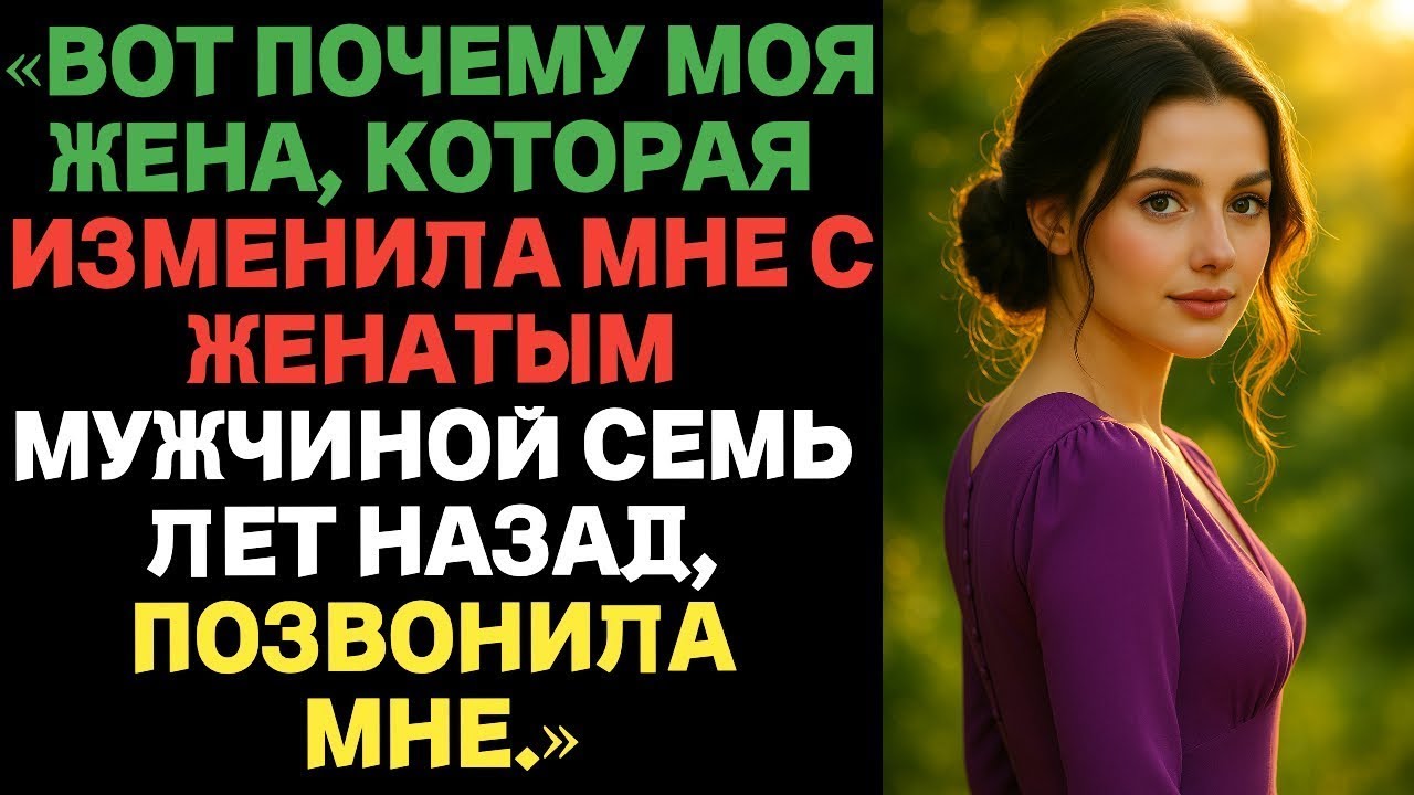 «Вот почему моя жена, которая изменила мне с женатым мужчиной семь лет назад, позвонила мне.»