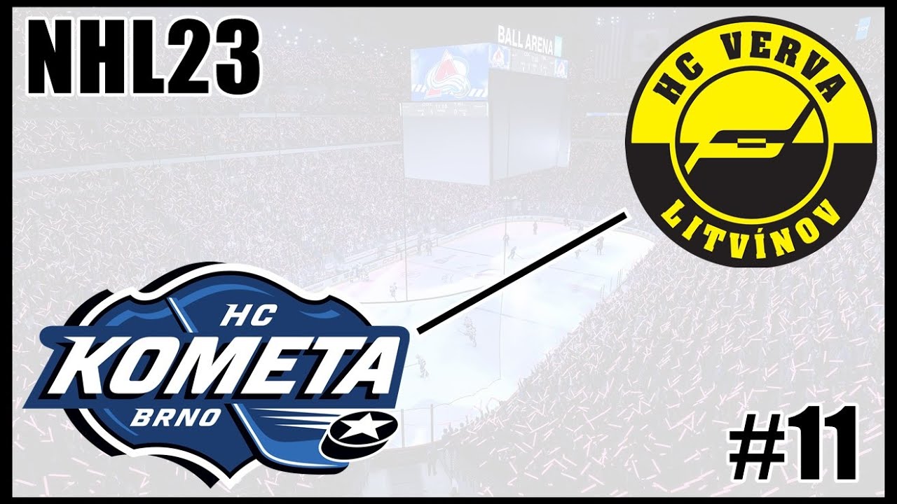 HC KOMETA BRNO-HC VERVA LITVÍNOV |NHL23|Xbox one S