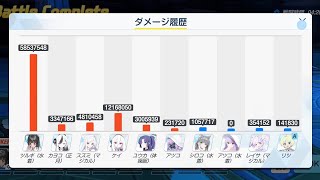 【ブルアカ】制約解除決戦 セトの憤怒 特殊装甲 99段階 水着ツルギ軸でクリアしてみた