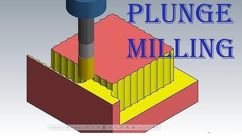 MasterCam ToolPath : Plunge milling