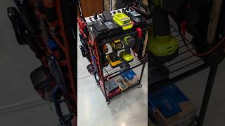 This budget cart organized all my power tools #tools #storage #diy