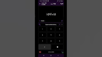 Math Tricks - Training mode - Square numbers between 100 and 109 - level 100 (Number Keyboard)