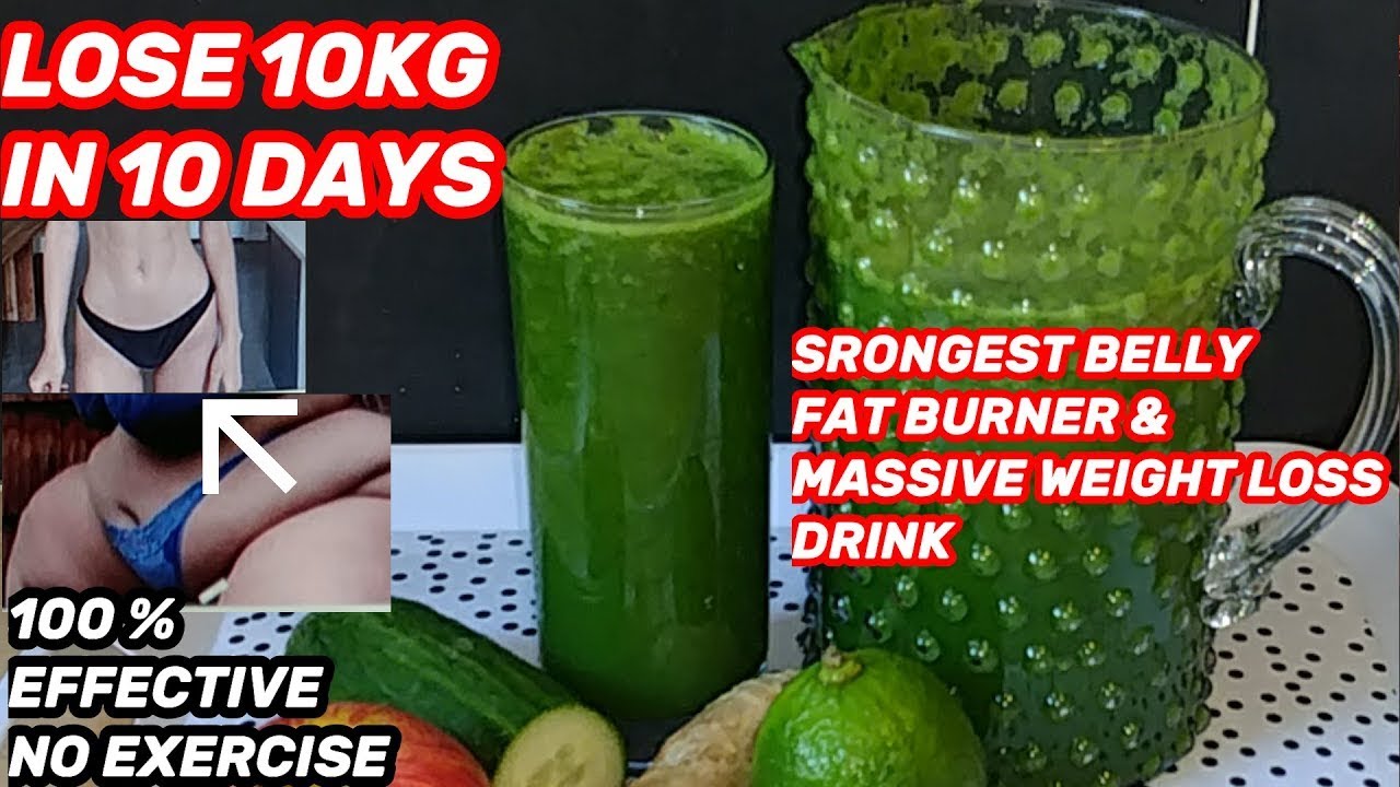 STRONGEST BELLY FAT BURNER DRINK |LOSE 10KG IN 10 DAYS|MIRACLE WEIGHT