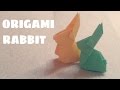 Origami for kids  origami rabbit  origami animals