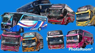 kumpulan bus bus keren telolet basuri . (full satu jam)
