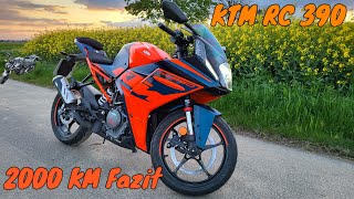 KTM RC 390 | Die ersten 2000 Kilometer | Vor und Nachteile