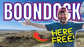 FREE Boondocking Spot NEAR Cody WY! Eagle Pass South BLM Tour