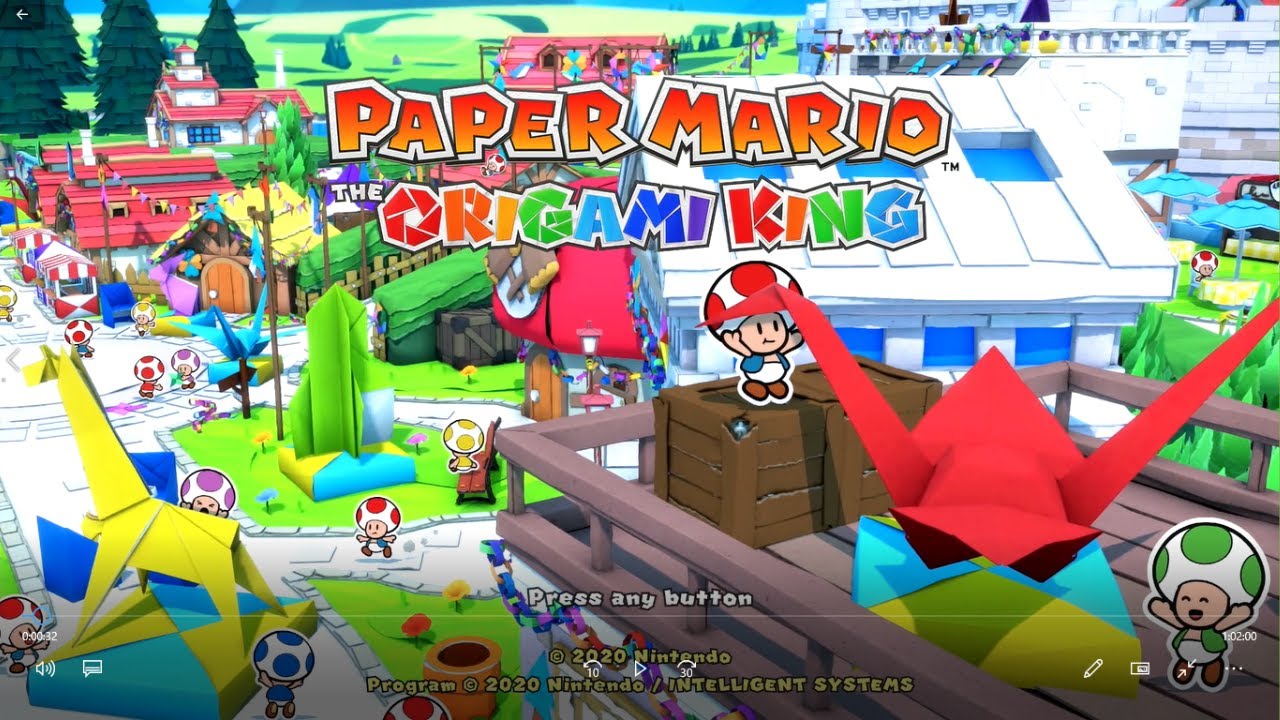 Paper Mario Origami King How to Solve Final Puzzle Olly Puzzle