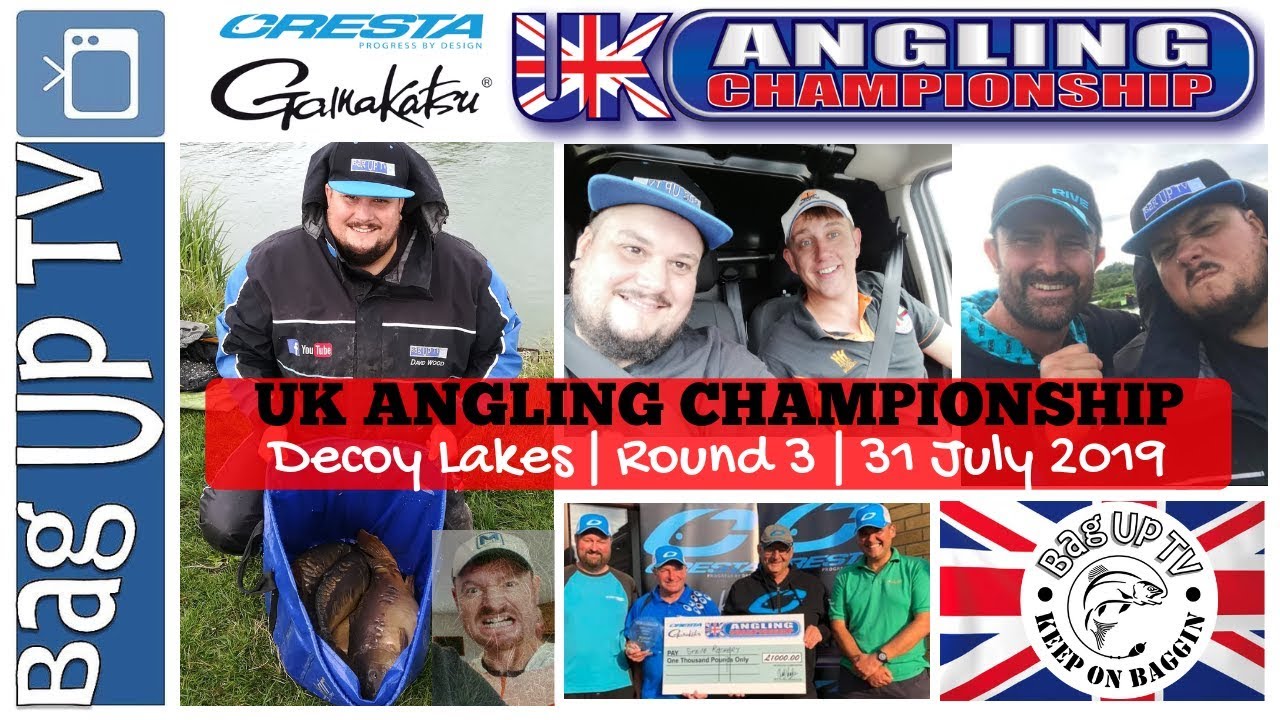 UK Angling Championship 2019 Decoy Lakes Round 3 BagUpTV Live