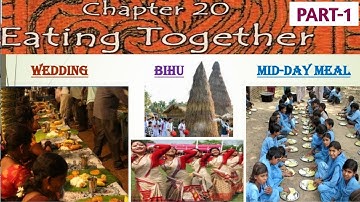 EATING TOGETHER (हिन्दी में)Class 4 EVS Chapter 20 PART-1 | Picture Explanation | Solved Text NCERT