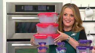 Famous LocknLock 18-Piece Multi-Shape Nestable Storage Set on QVC Net Worth