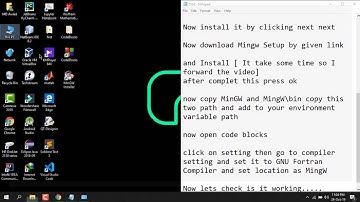 [Fortran]How to setup and install Codeblocks for Fortran