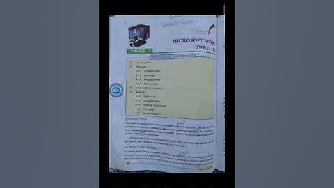 Computer Science Class 7th lesson -4 Microsoft word ll