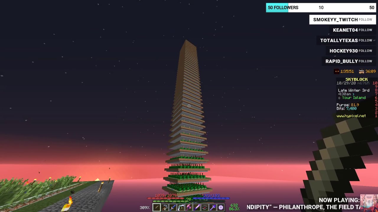 Hypixel Skyblock - How much does my potato farm make? 