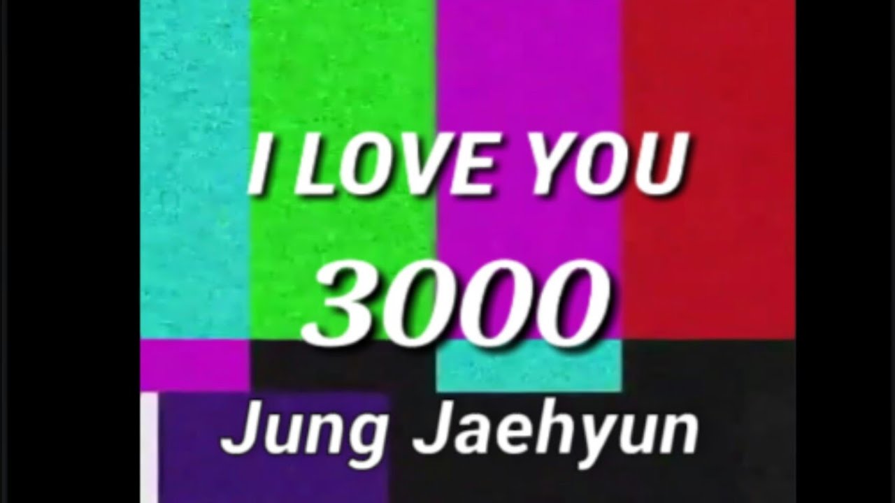 I love you 3000. Love you 3000. I Love you 3000 times.