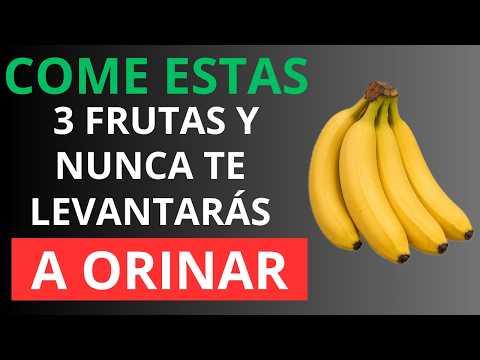 3 Frutas que los Adultos Mayores Deberían Comer para Combatir la Nocturia