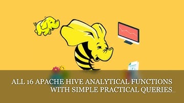 All 16 HIVE ANALYTICAL FUNCTINS creation with examples in real time scenarios for  Hadoop & Spark