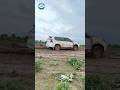Towing truck stuck itself and toyota land cruiser try to bring it out. that's toyota car Raw  power.