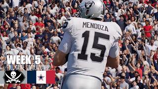 Raiders vs. Patriots | 2026 Season Week 5 | Madden NFL 26 Simulation