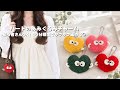 【かぎ針編み】ハートのあみぐるみチャーム編み方解説💖/How to Crochet Amigurumi Heart Keychain/crochet ideas