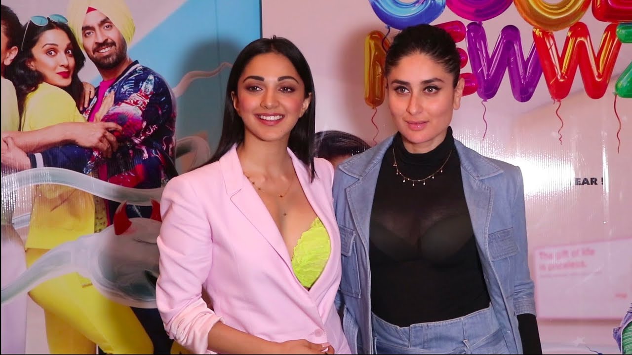 kiara advani and kareena kapoor Masti Together For Promoting Good News - YouTube