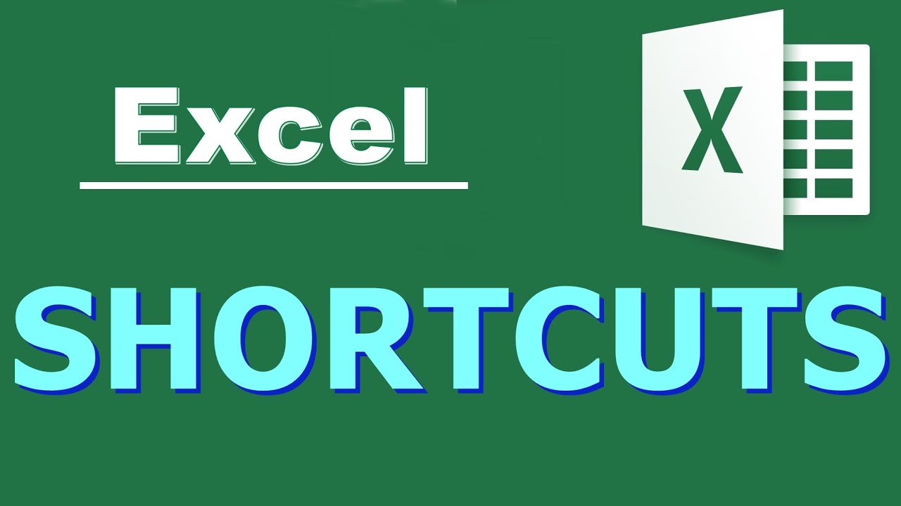Useful Excel Shortcut Keys to Speed Up Your Work - YouTube
